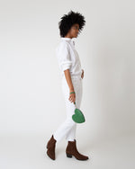 Load image into Gallery viewer, Heart Pouch in Green Leather
