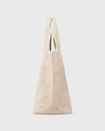 Load image into Gallery viewer, Mercato Handwoven Tote in Beige Coated Cotton

