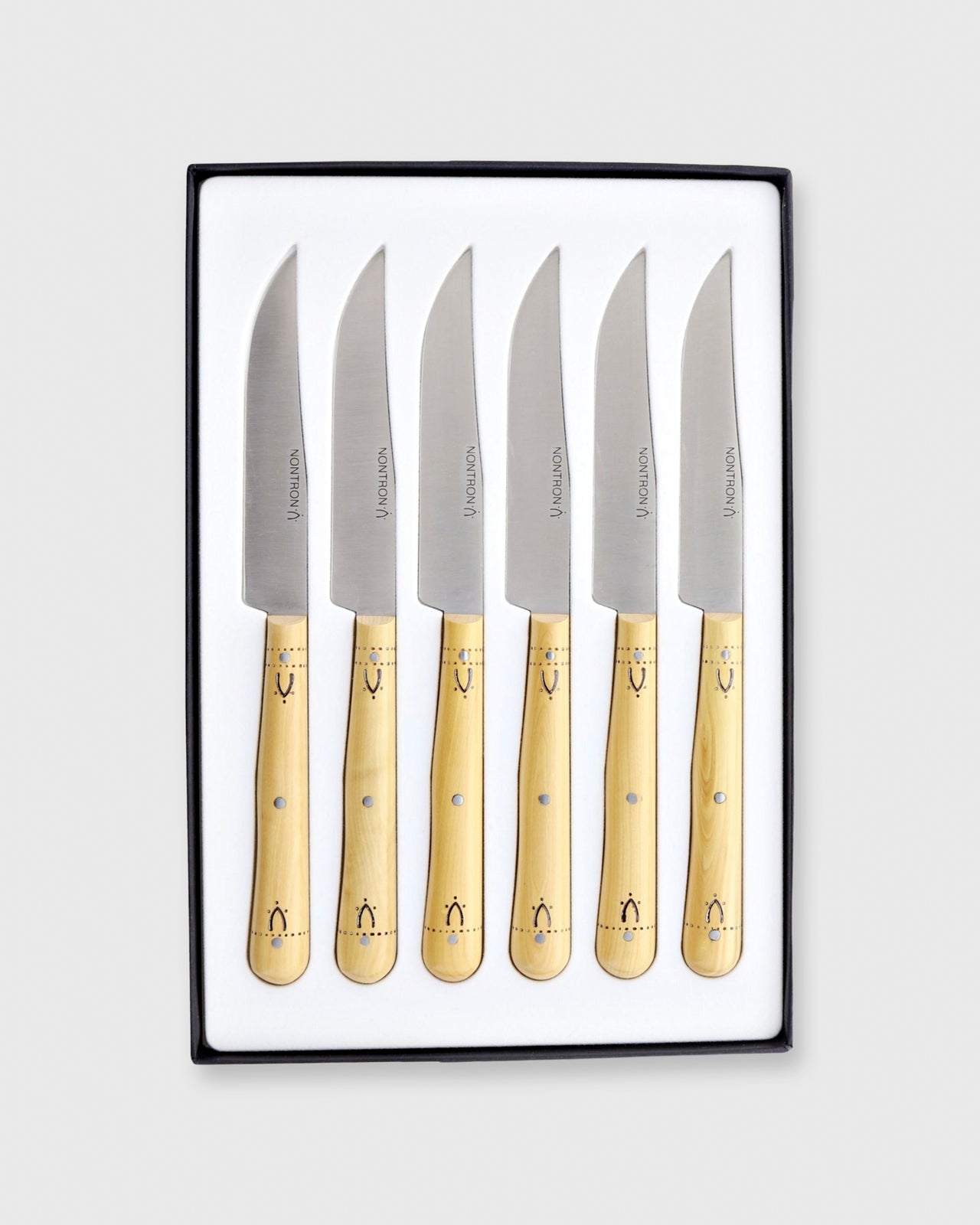 Steak Knives (Set of 6) in Woodburned Boxwood