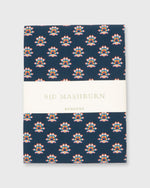 Load image into Gallery viewer, Bandana in Navy/Orange Farringdon Liberty Fabric
