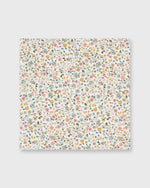 Load image into Gallery viewer, Hand-Rolled Cotton Pocket Square in Multicolor Kimberely &amp; Sarah Po Liberty Fabric
