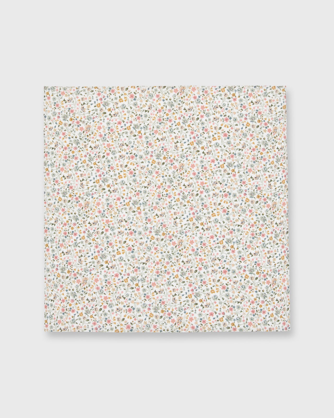 Hand-Rolled Cotton Pocket Square in Multicolor Kimberely & Sarah Po Liberty Fabric