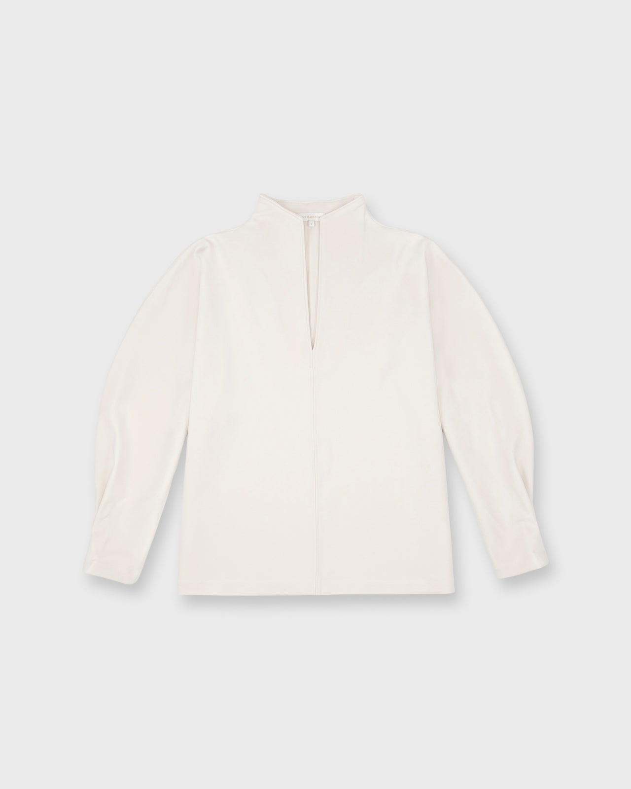 Violet Top in Bisque Bi-Stretch Tricotine