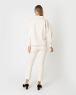 Load image into Gallery viewer, Violet Top in Bisque Bi-Stretch Tricotine
