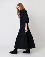 Load image into Gallery viewer, Isla Shirtdress in Black Poplin
