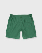 Load image into Gallery viewer, Zip-Front Mid-Length Swim Short in Pine Nylon
