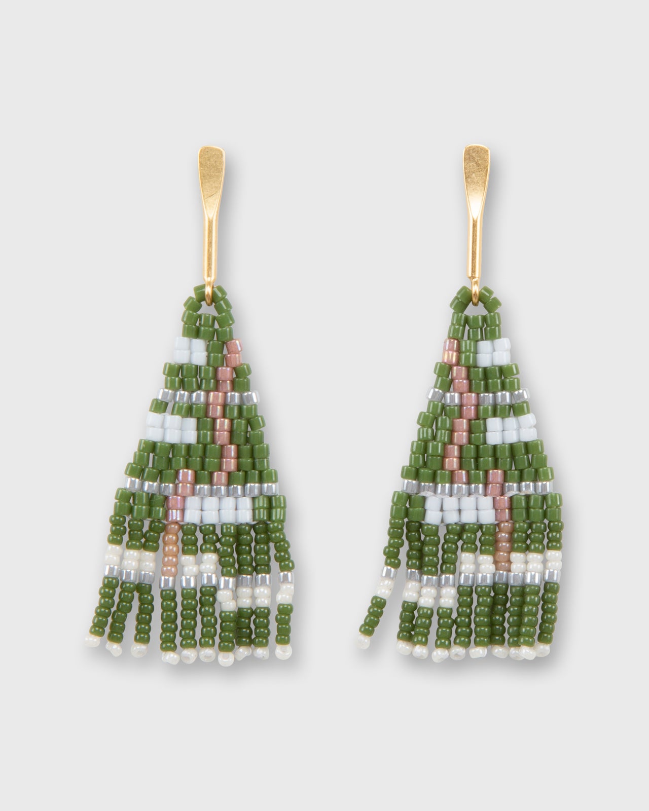 Josie Earrings in Olive