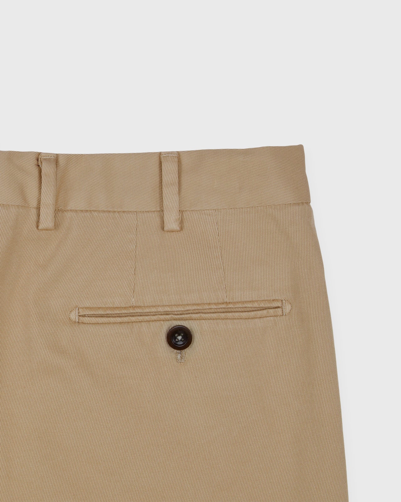 Garment-Dyed Sport Trouser in Khaki High Ridge Twill
