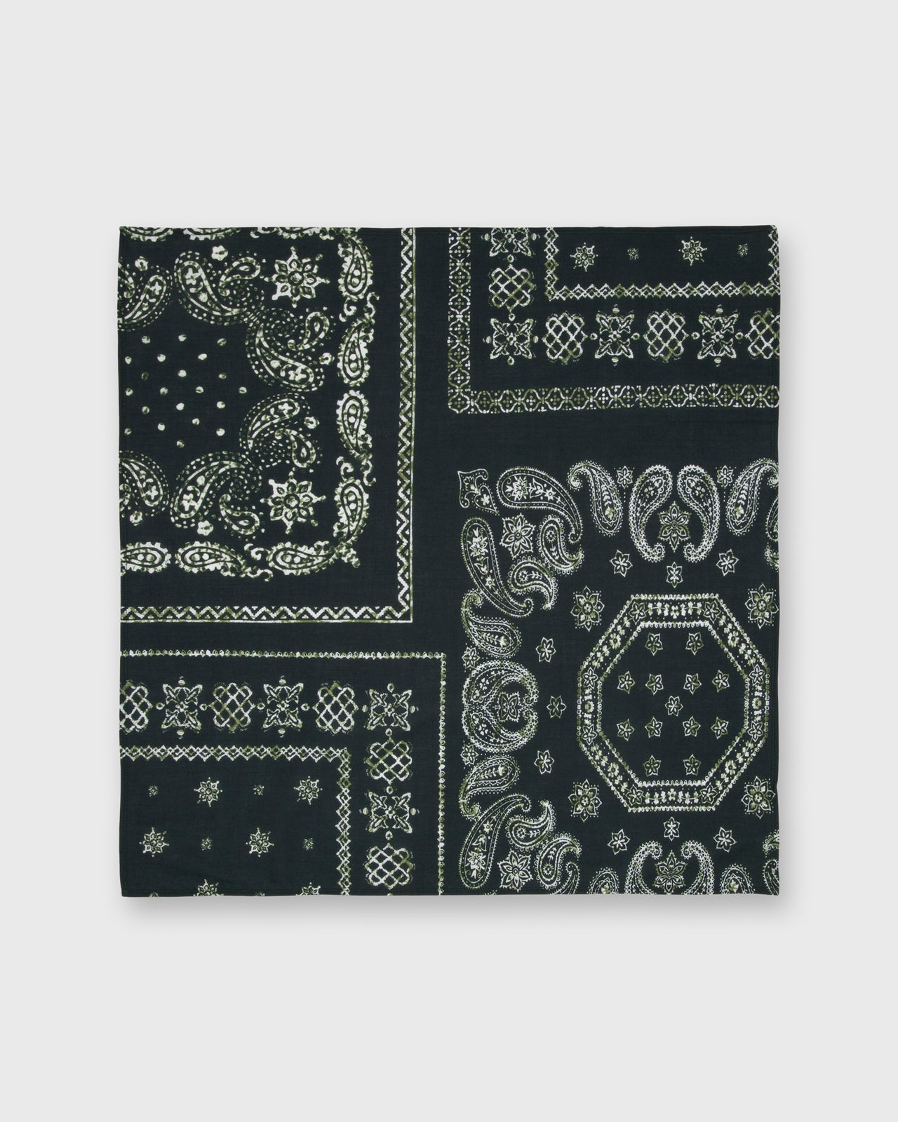 Bandana in Hunter Paisley