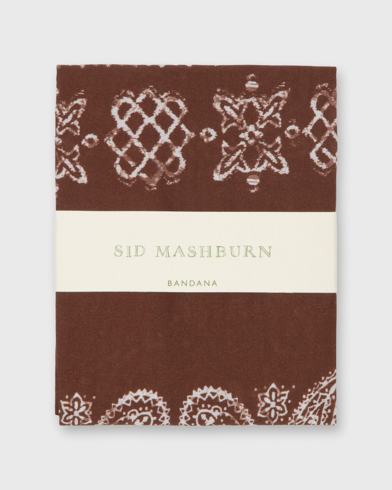 Bandana in Brown Paisley