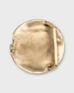 Load image into Gallery viewer, Round Abstract Belt Buckle in Brass
