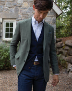 Load image into Gallery viewer, Virgil No. 2 Jacket in Spruce Monk's Cloth
