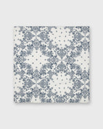 Load image into Gallery viewer, Bandana in White/Blue Paisley
