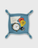 Load image into Gallery viewer, Soft Small Square Tray in Azure Leather
