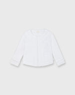 Load image into Gallery viewer, Kiki Jacket in White Garment-Dyed Stretch Twill
