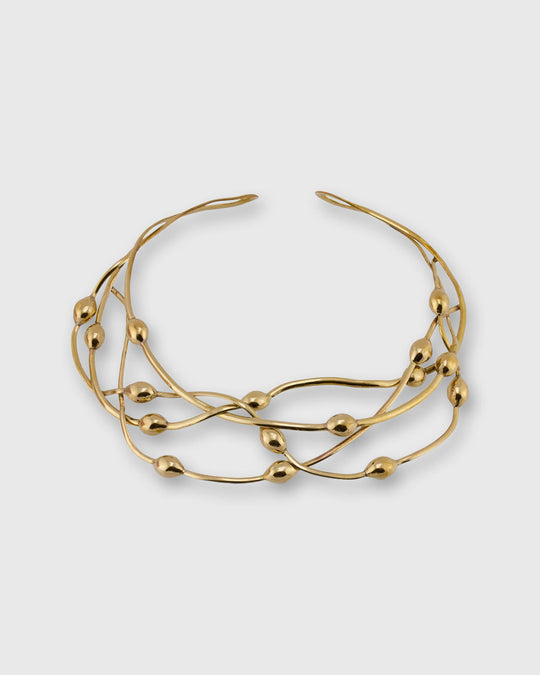 Seaweed Necklace in Tumbaga