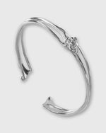Load image into Gallery viewer, Rattlesnake Rib Cuff in Sterling Silver
