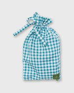 Load image into Gallery viewer, Button-Front Boxer Short in Surf/Navy Plaid Poplin
