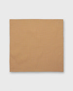 Load image into Gallery viewer, Hand-Rolled Cotton Pocket Square in Orange/Blue Tiny Floral
