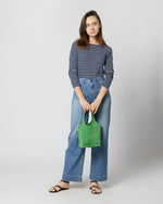 Load image into Gallery viewer, Paola Bucket Bag in Clover Suede
