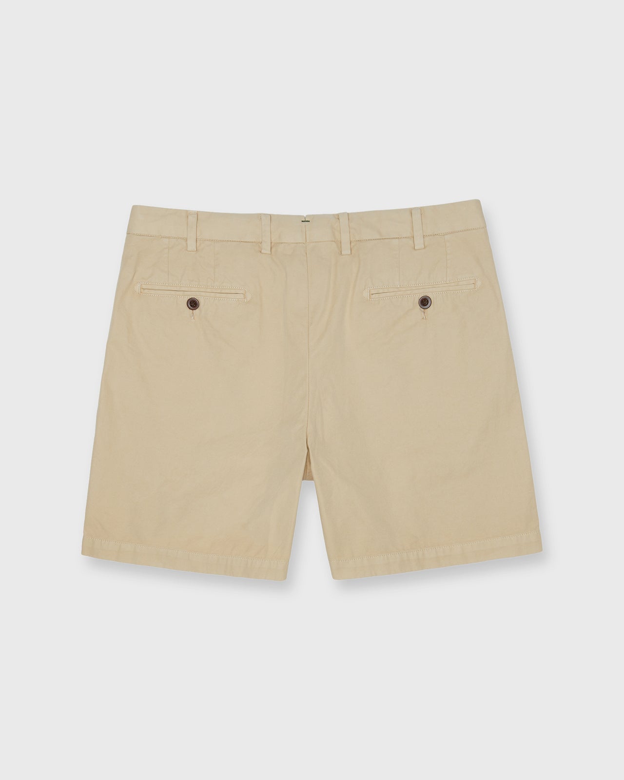 Garment-Dyed Short in Khaki AP Twill