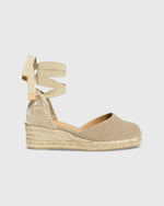 Load image into Gallery viewer, Extra Low Carina Espadrille in Sand Canvas
