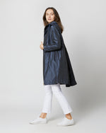 Load image into Gallery viewer, Midi Jacket with Removable Hood in New Blu
