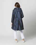 Load image into Gallery viewer, Midi Jacket with Removable Hood in New Blu
