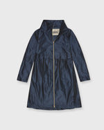 Load image into Gallery viewer, Midi Jacket with Removable Hood in New Blu
