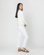Load image into Gallery viewer, Reversible Short Jacket in White/Champagne
