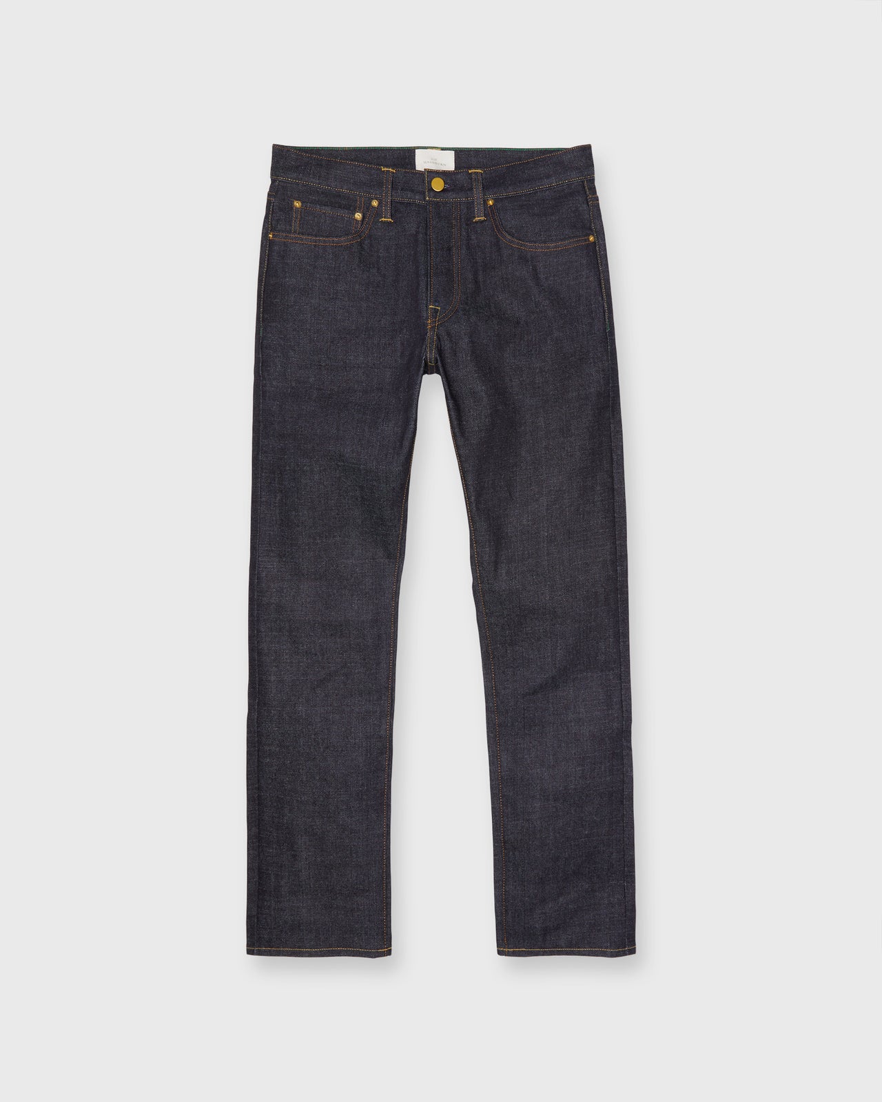 Slim Straight Jean in Japanese Selvedge Rigid Denim