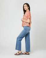 Load image into Gallery viewer, Imari Top in Orange Blossom Trailing Lotus
