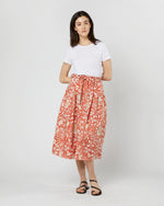 Load image into Gallery viewer, Fernanda Skirt in Orange Blossom Trailing Lotus
