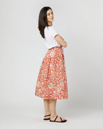 Load image into Gallery viewer, Fernanda Skirt in Orange Blossom Trailing Lotus
