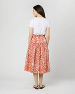 Load image into Gallery viewer, Fernanda Skirt in Orange Blossom Trailing Lotus
