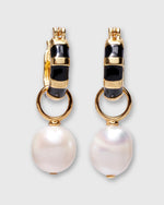 Load image into Gallery viewer, Zebra Hoop Earrings in Multi
