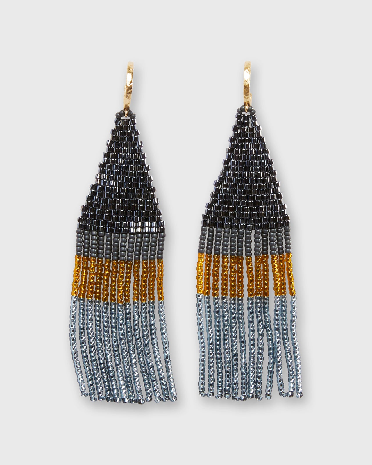 Franja Earrings in Charcoal