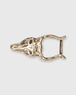 Load image into Gallery viewer, Horned Belt Buckle Brass
