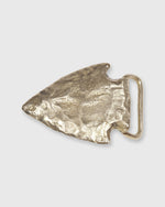 Load image into Gallery viewer, Arrowhead Belt Buckle Brass
