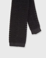 Load image into Gallery viewer, Silk Knit Tie in Black
