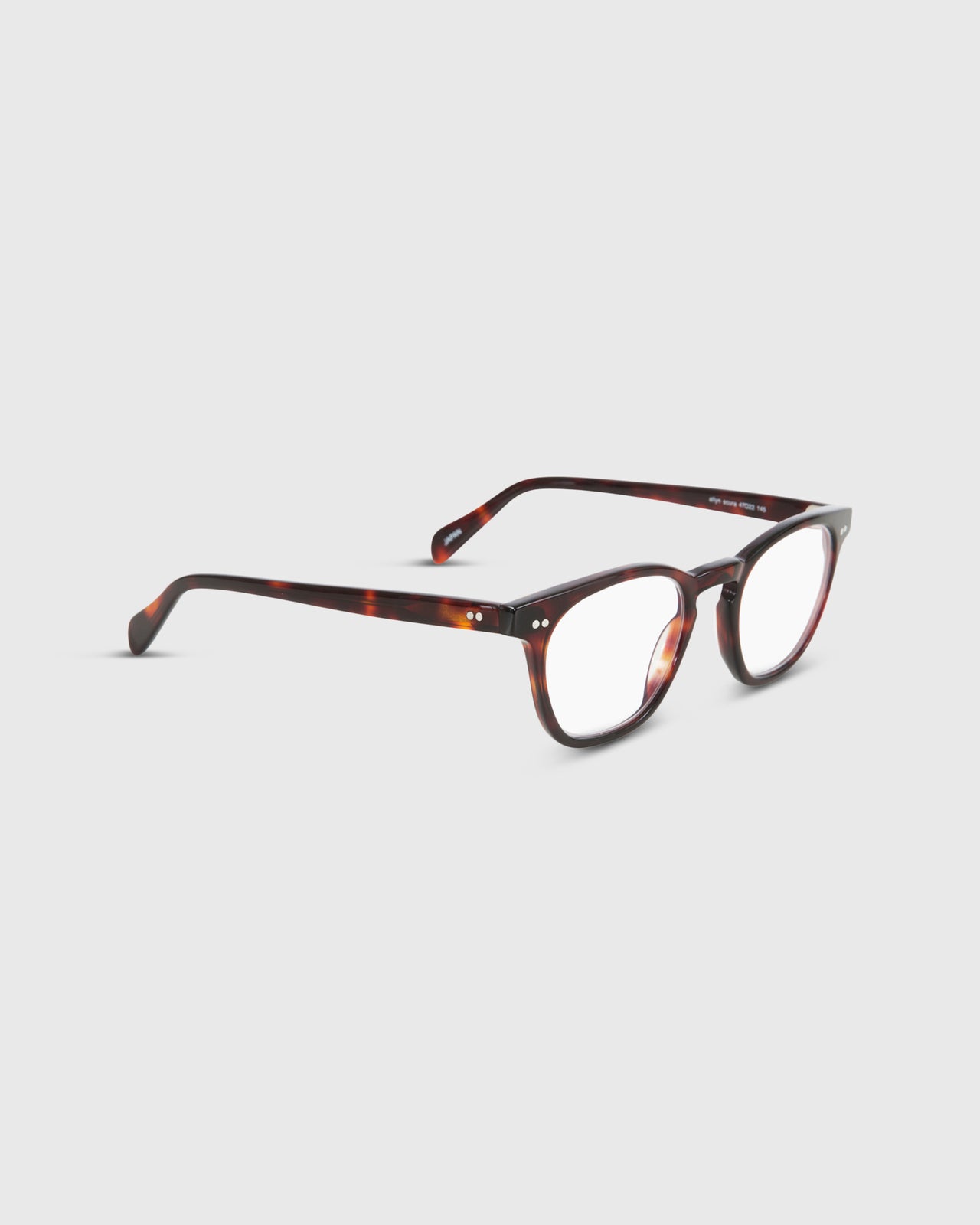 Legend Eyeglasses Demi-Amber Tortoise